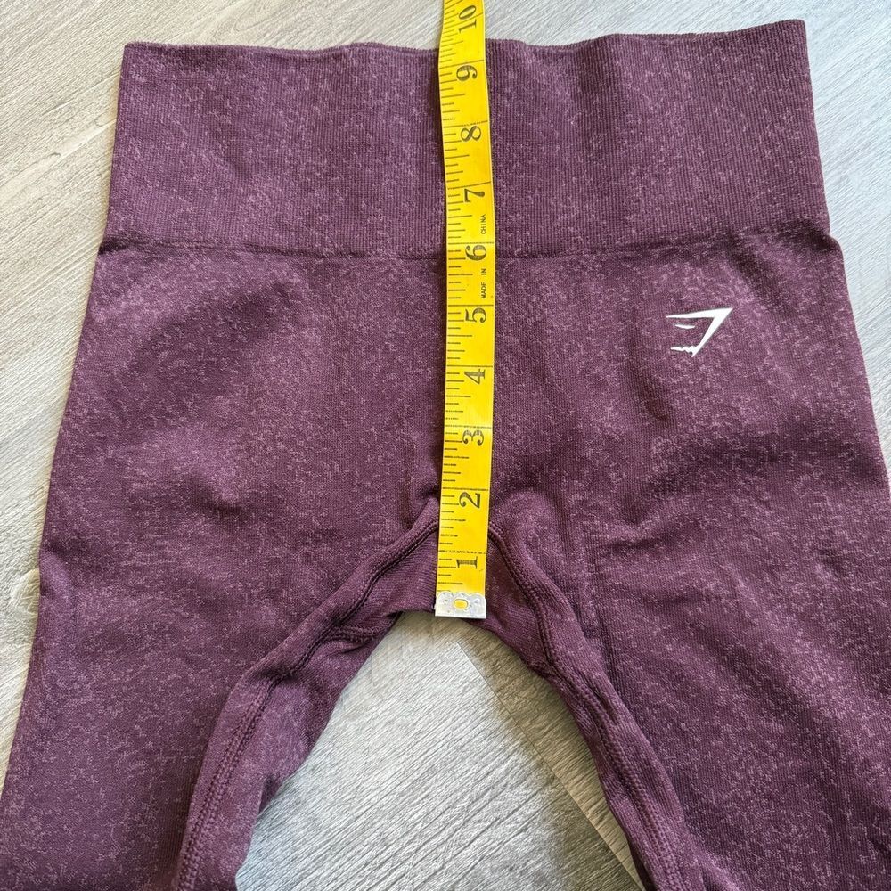 GymShark Leggings High Rise Adapt Fleck Purple Workout Small Used - Picture 8 of 12